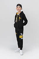Спортивный костюм для мальчика (кофта, штаны) AZN 826 164 см Черно-желтый (2000989968672) TN, код: 8310052
