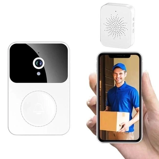 Беспроводной дверной WIFI звонок с камерой и датчиком движения Doorbell X9 Мини-домофон для дома, фото 3