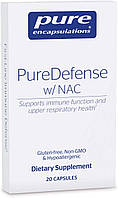 Поддержка иммунитета и здоровья дыхательных путей PureDefense with NAC Pure Encapsulations 20 VA, код: 7289487