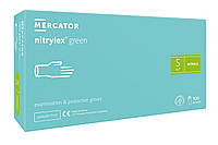 Перчатки нитриловые Mercator Medical Green S Мятные 100 шт (00-00000111) SX, код: 8246353