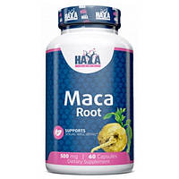 Мака Haya Labs Maca 500 mg 60 Caps EM, код: 8288855