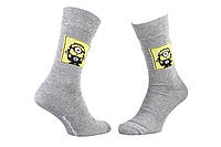 Носки Minions Minion In Square 43-46 light grey (93153667-6) PK, код: 2467090