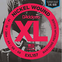 Струны для электрогитары D'Addario EXL157 Nickel Wound Baritone Medium Electric Strings 14 68 ES, код: 6555983