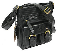 Чоловіча шкіряна сумка на плече Always Wild Чорний (C48.0525) SC, код: 360973