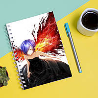 Скетчбук Sketchbook блокнот для рисования с принтом Tokyo Ghoul - Токийский гуль 8 А3 Кавун 4 EM, код: 8301619