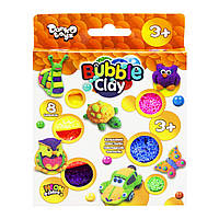 Шариковый пластилин Bubble Clay 8 цветов укр MiC (BBC-04-01U) SX, код: 2328647