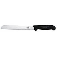 Кухонный нож Victorinox Fibrox для хлеба 210 мм Черный (5.2533.21) GT, код: 376743