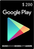 Google play gift card 200$ - USA