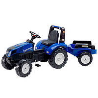 Педальный трактор для детей с прицепом New Holland Falk IG31856 GB, код: 7425037