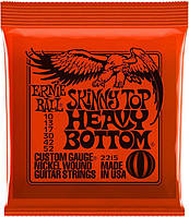 Струны для электрогитары Ernie Ball 2215 Skinny Top Heavy Bottom Nickel Wound 10 52 FS, код: 6555363