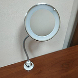 Дзеркало для макіяжу Flexible Mirror з підсвічуванням на гнучкій ніжці ( WO-30), фото 5