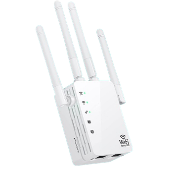 4-антений бездротовий розширювач Wi-Fi сигналу USB Ретранслятор-підсилювач WiFi сигналу