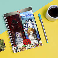 Скетчбук Sketchbook блокнот для рисования с принтом The Promised Neverland - Обещанный Неверл MP, код: 8301602