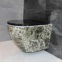 Унітаз підвісний DUSEL LEVITA MARBLE DWHT10201130MS з сидінням Slim Soft-Close