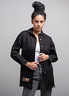 Рубашка женская 340725 р.S Fashion Черный ES, код: 8383320