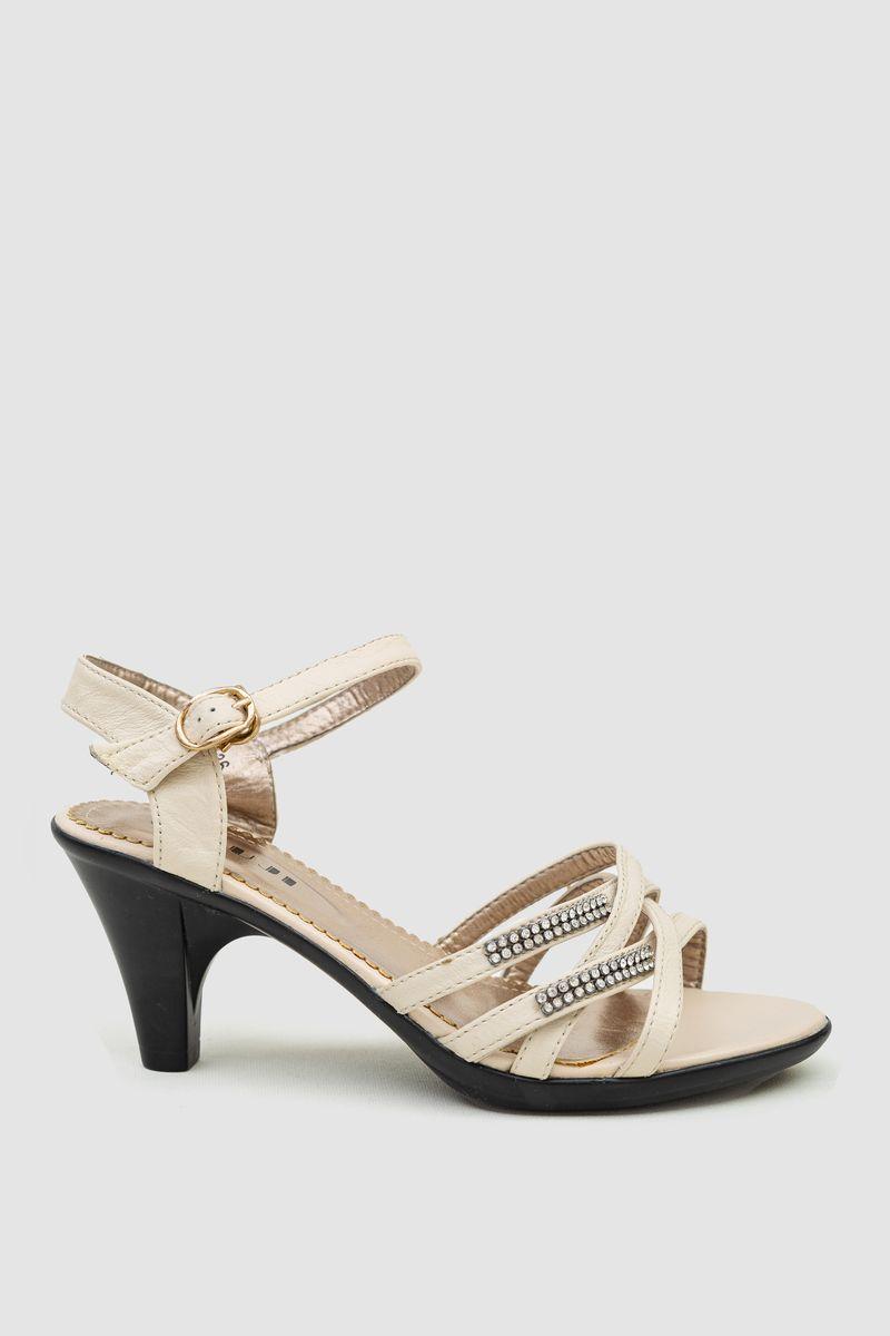 Босоніжки жіночі, колір світло-бежевий, 182RA182, фото 1