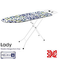 Гладильная доска Casa Si Lady 122x38 White/Blue Crystals (CS93574R267)