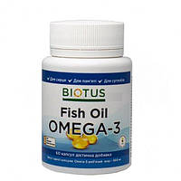 Омега 3 Biotus Omega 3 Fish Oil 180 Caps BIO-530036 DL, код: 7645821
