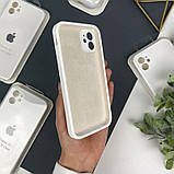 Силіконовий чохол із квадратними бортами на iPhone 11. Case for iPhone 11 White (9), фото 5