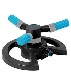 Круговий дощувач Presto-PS 7825 💦 — 3 ріжки, 360°, Ø 11 м, витрата 0,9 м³/год