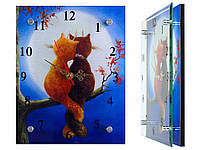 Часы настенные Montre Просто Любовь 20х25х5 см Стекло Тихий ход (18442) FS, код: 1483141