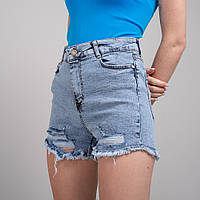 Шорты женские джинсовые 200492 р.30 Fashion Голубой PI, код: 8346451
