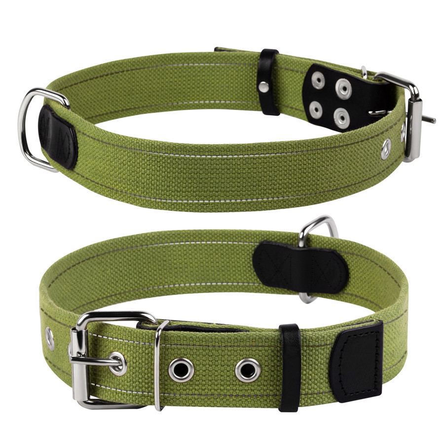Нашийник х/б тасьма CoLLaR Брезент (ширина 35 мм, довжина 51-63см), фото 1
