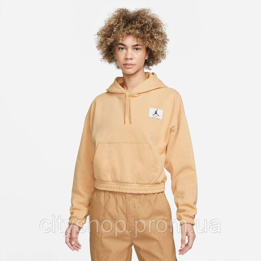 Кофта жіночі Jordan Air Essentials Fleece Hoodie Beige (DD6998-268) S Бежевий CP, код: 7757411