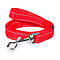 Повідець "Dog Extreme" нейлоновий подвійний (ширина 20 мм, довжина 122 см) червоний, фото 2
