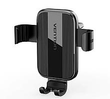 Автотримач для телефону на дефлектор Vention 3х контактний, з регулюванням (KCTB0)