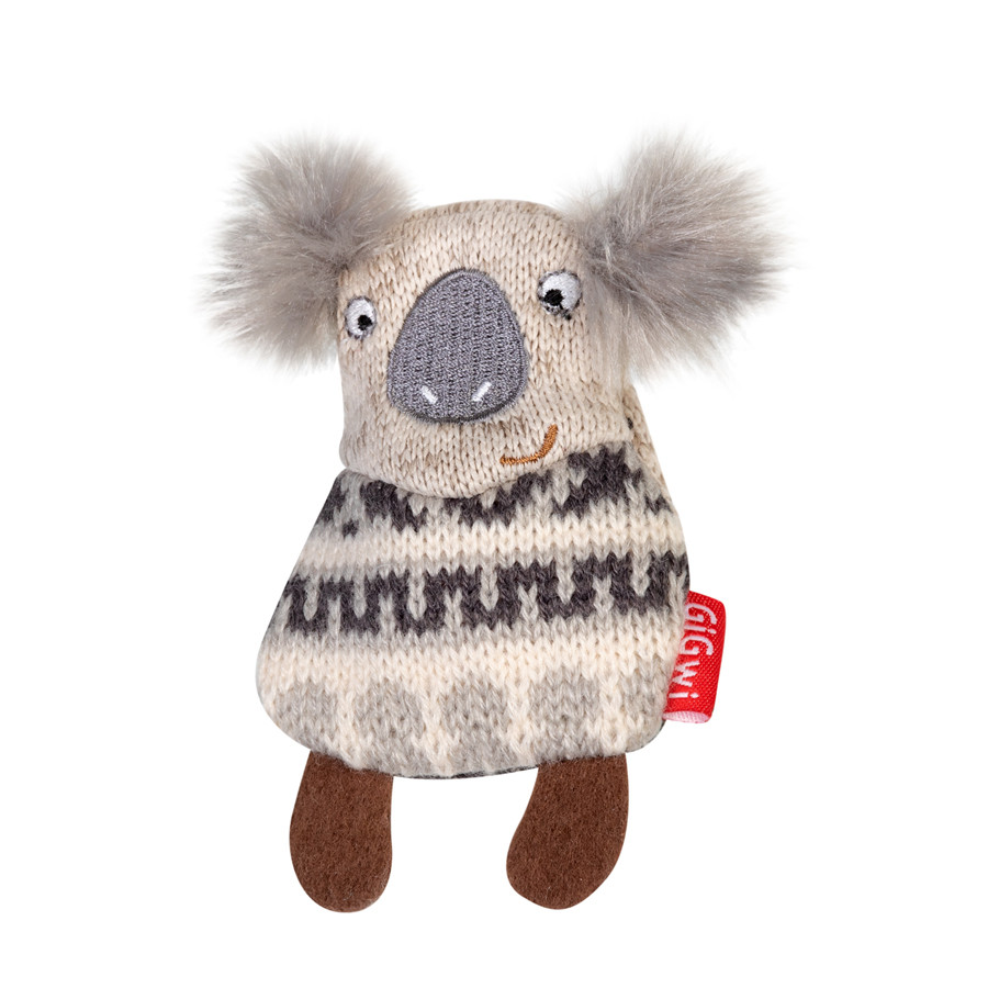 Іграшка для собак Коала з пискавкою GiGwi Plush, текстиль, 10 см, фото 1