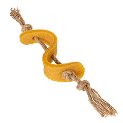 Іграшка для собак Долар GiGwi Gum gum каучук, пенька, 13,5 см