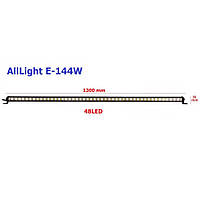 Светодиодная фара AllLight E-144W однорядная 46chip OSRAM 3535 spot 9-30V ES, код: 6723878