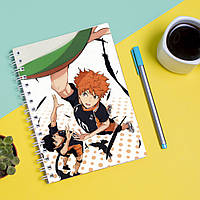 Скетчбук Sketchbook блокнот для рисования с принтом Haikyu - Волейбол 6 А3 Кавун 48 TH, код: 8301480