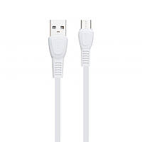 Кабель Hoco USB X40 Noah USB - microUSB 2.4А 1 m Белый VA, код: 7765605