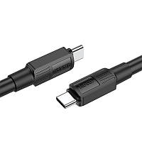 Кабель Hoco X84 Type-C to Type-C 60W charging data cable PVC 60W 20V 3A 1 m Черный VA, код: 7809567