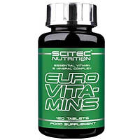 Мультивитамины для спорта Scitec Nutrition Euro Vita-Mins 120 Tabs OS, код: 7519835