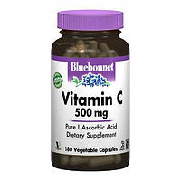 Витамин C Bluebonnet Nutrition Vitamin C 500 mg 180 Veg Caps EM, код: 7517554