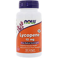 Ликопин (Lycopene) Now Foods 10 мг 120 гелевых капсул SN, код: 7701327