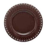 Набор Bordallo Pinheiro 4 десертные тарелки Fantasia диаметр 22 см Коричневые DP41543 ML, код: 7426691