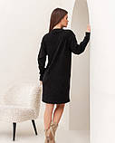 Чорне жіноче плаття, фото 3