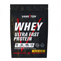 Протеин Vansiton Whey Ultra Fast Protein 900 g 30 servings Banana ES, код: 7907401