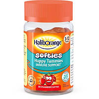 Комплекс для профилактики пищеварения у детей Haliborange Kids Happy Tummies 30 Gummies Straw DL, код: 8372366