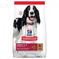 Корм Hill's Science Plan Canine Adult Medium Breed Lamb Rice сухой с ягненком для собак сред PK, код: 7669670