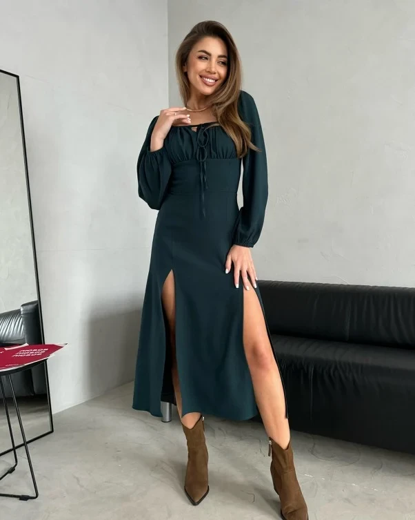 Плаття ISSA PLUS 14447 S зелений