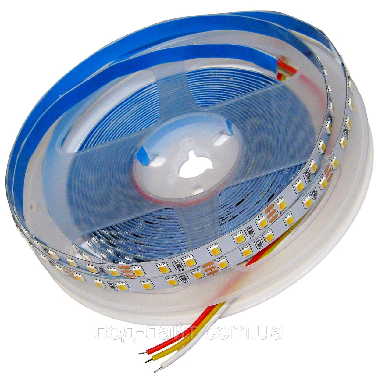 Світлодіодна стрічка 24V 2835(120LED/м) IP20 CCT