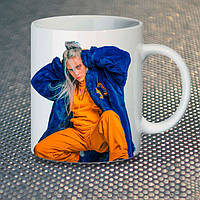 Чашка Fan Girl Билли Айлиш Billie Eilish (7077) 330 мл Белый CP, код: 7599553