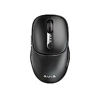 Мышь AULA AM208 беспроводная USB 2.4ГГц с аккумулятором и 2000 DPI, чёрный