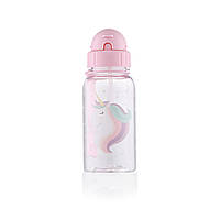 ARDESTO Бутылка для воды детская Unicorn, 500мл, пластик, розовый Baumar - Время Покупать