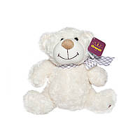 Мягкая детская игрушка медведь white с бантом 33 см Grand DD651987 PK, код: 7427876